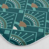 Douceur d intérieur Modrozelena kopalniška preproga za WC 45x45 cm Imperia – | Shoptok.si