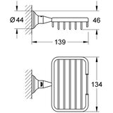 Grohe 40659001 Essentials Authentic posoda za milo | Shoptok.si