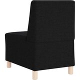  Modularna sofa bez naslona 2 pcs Crna 55 x 74 x 82 cm tkanina | shoptok.hr