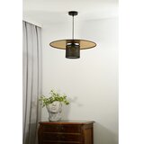  Duolla - Viseći luster na kablu TOKYO RATTAN 1xE27/15W/230V Ø 50 cm zlatna/crna | Eponuda.com