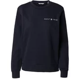 Gant Sweater majica tamno plava / karmin crvena / srebro