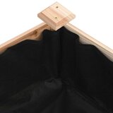 vidaXL Vrtna visoka greda s podlogo 240x120x25 cm trden les jelke | Shoptok.si