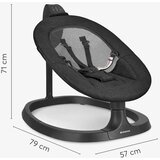 Kikka Boo njihalica za bebe Zazu Black, 0-9kg | Eponuda.com