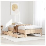 vidaXL Okvir kreveta bez madraca 90 x 190 cm od masivne borovine | shoptok.hr