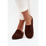 Boto Women's slippers on platform chocolate Sylviane | Shoptok.si