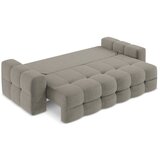 Makamii Temno siva raztegljiva sedežna garnitura iz tkanine bouclé 255 cm Milu – | Shoptok.si