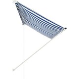 Tenda na uvlačenje 250 x 150 cm plavo-bijela | shoptok.hr
