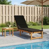  Jastučić za ležaljku GEMERT 100% poliester Crna 200 x 55 x 3 cm | shoptok.hr
