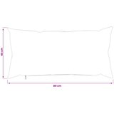  Presvlaka za jastuk 12 pcs HEERLEN Svjetlosiva 40 x 80 cm Slike
