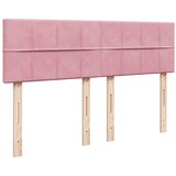  Otomanski krevet s madracima ružičasti 140x200 cm baršun | shoptok.hr