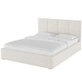 MESONICA Bež tapecirani bračni krevet s prostorom za odlaganje s podnicom 160x200 cm Bufo – | shoptok.hr