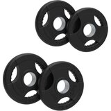 Monster Olimpijske gumijaste uteži Tri-Grip, črne, pari, kompleti 7,5 kg, (5000262530) | Shoptok.si
