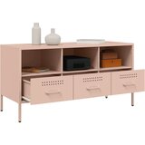 TV ormarić ružičasti 100,5 x 39 x 50,5 cm čelični | shoptok.hr