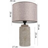 Opviq Stona lampa YL747, 30x20x50 cm, Siva | Eponuda.ba