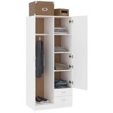 vidaXL Ormar bijeli 80 x 52 x 180 cm od konstruiranog drva | shoptok.hr