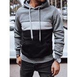 DStreet Bluza męska z kapturem ciemnoszara Cene