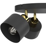 SPOT svetiljka PARKLA 3xE27/15W/230V crna/zlatna | Eponuda.com