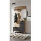 home24 PREDSOBA barve grafita, hrast artisan | Shoptok.si