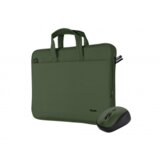 Trust Bologna torba i miš set torba za laptop 16”, zelena silent miš | Eponuda.ba
