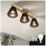  Brilagi - LED Plafonski luster ANTHONY 3xE14/40W/230V hrast/crna | Eponuda.com