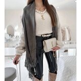 Gemre Gray fringe cardigan June | Shoptok.si