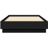  Okvir za krevet s LED svjetlima crni 100 x 200 cm | shoptok.hr
