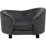 SOFA za pse tamnosiva 69 x 49 x 40 cm plišana | shoptok.hr