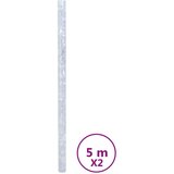 vidaXL Okenska folija 2 kosa matirana vzorec cvetja PVC | Shoptok.si