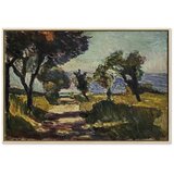  Slika - Henri Matisse – Corsican Landscape with Olive Trees 120x80 U prirodnom drvenom okviru | shoptok.hr