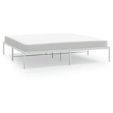 The Living Store Kovinski posteljni okvir bel 193x203 cm - Posteljni Okvir, (21524445) | Shoptok.si