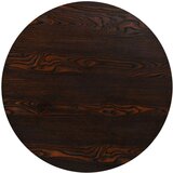 vidaXL Okrugli stol za bistro od MDF-a i čelika 80x75 cm tamni pepeljasti | shoptok.hr
