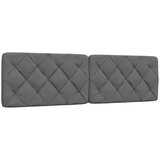 vidaXL Vzglavna stranica temno siva 180 cm blago Cene