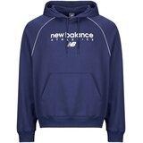 New Balance LINEAR GRAPHIC FLEECE HOODIE Tamno plava | shoptok.hr