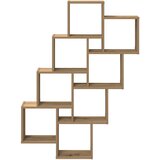  Zidna kockasta polica Artisan hrast 90x15x119,5 cm | Eponuda.com