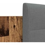  Okvir kreveta s uzglavljem s uzglavljem Staro drvo 140 x 200 cm | shoptok.hr
