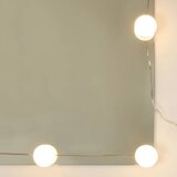  Toaletni stolić s LED svjetlima boja betona 74,5 x 40 x 141 cm | shoptok.hr