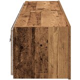 TV stenske omare z LED lučmi 2 kosi stari les 80x35x31 cm | Shoptok.si