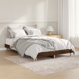 Maison Chic Posteljni okvir - Dvoposteljna postelja - Zakonska postelja brez vzmetnice hrast 120x190 cm inženirski les-J11897, (21773059) | Shoptok.si