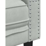 vidaXL Dijamantni Svjetlosiva 194 x 74.5 x 70.5 cm Baršun | shoptok.hr