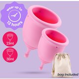 Crushious MINERVA S + L MENSTRUAL CUPS WITH POUCH | Shoptok.si