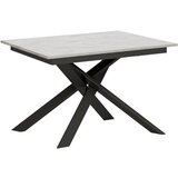 Itamoby   Ganty (90x120/180 cm) - bela, barva nog: antracit - raztegljiva jedilna miza, (20843040) Cene