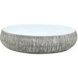 Nadgradni Nadpultni umivalnik siv in moder ovalen 59x40x15 cm k | Shoptok.si