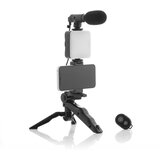 InnovaGoods Komplet za vlogging sa svjetlom, mikrofonom i daljinskim upravljačem plodni 6 dijelovi | shoptok.hr
