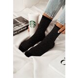 Milena Ladies Non-Compression Socks In Thin Stripes Black | Shoptok.si
