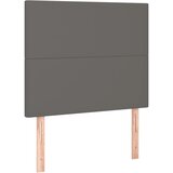  Okvir za krevet s uzglavljem sivi 100x200 cm od umjetne kože | shoptok.hr