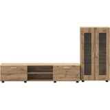  Set TV komoda s ladicama Umjetnički hrast Konstruirano drvo | shoptok.hr