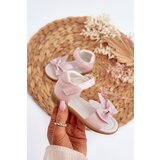 EVENTO Children's Sandals with Bow Velcro Fastening Pink Wistala | Shoptok.si