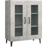 Maison Chic Komoda - Predalnik betonsko siva 69,5x34x90 cm inženirski les, (21722314) | Shoptok.si