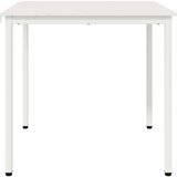  Jedilna miza Bela 80 x 80 x 75 cm Masivno borovo les, (5000268736) | Shoptok.si