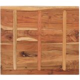 Stolna ploča 90x80x3 8 cm pravokutna od masivnog drva bagrema | shoptok.hr
